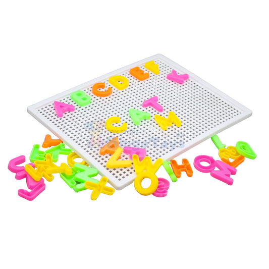 Multicolor Capital Alphabets Pin Board