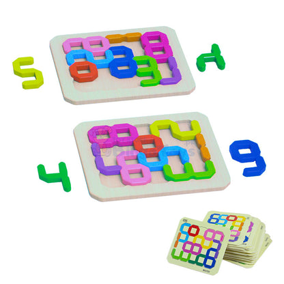 Numerals Blocks face to face game for Kids