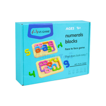 Numerals Blocks face to face game for Kids