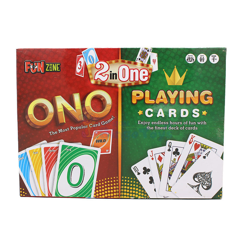 ONO 2 in 1 Game Playing Cards