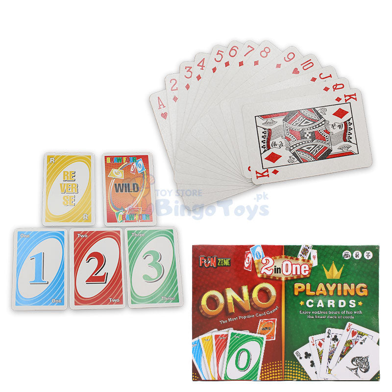 ONO 2 in 1 Game Playing Cards – Bingo Toys