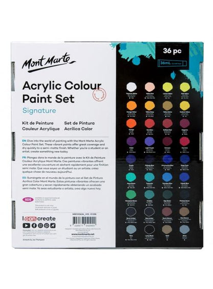 36 PCS Acrylic Color Paint Set