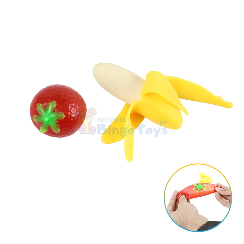 Pair of Banana & Tomato Squeeze Toy