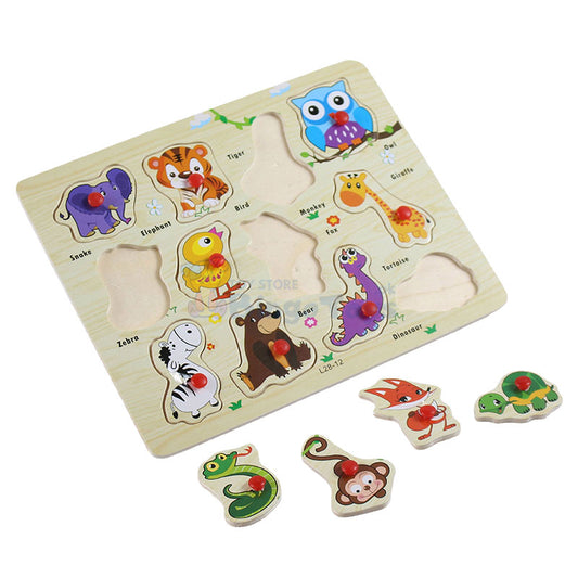 Peg Puzzle Board for Toddlers #02028