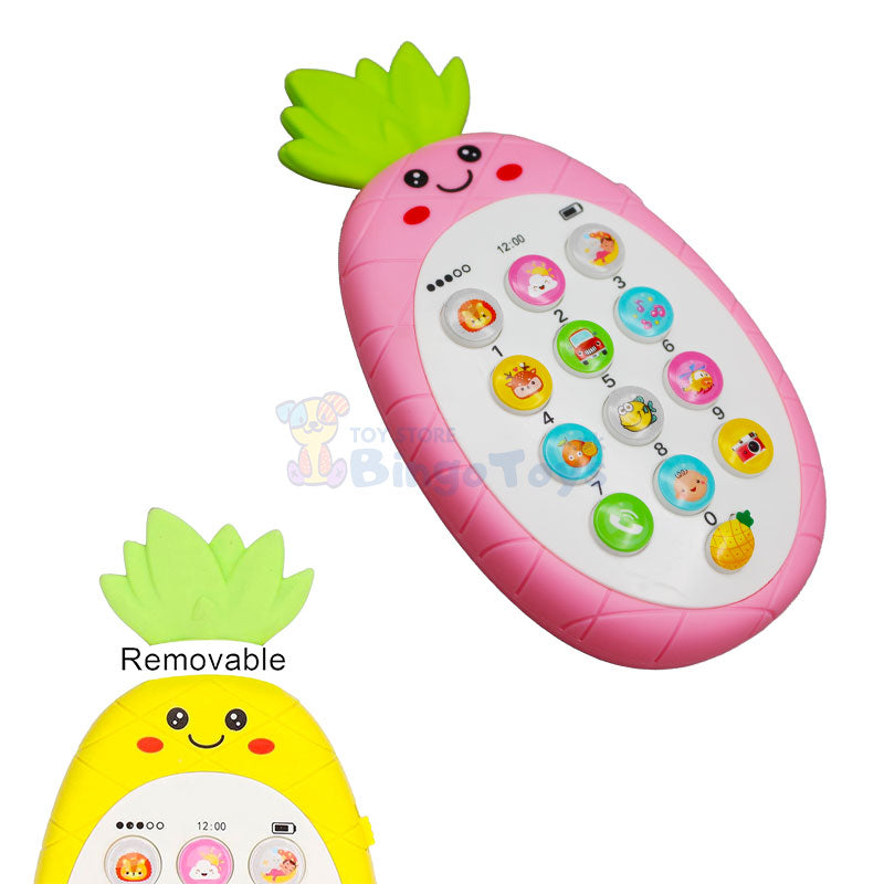Pineapple Shape Mobile with Light & Music for Kids