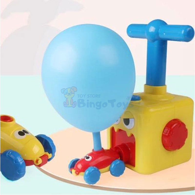 Powered Car Air Balloon Launcher Toy