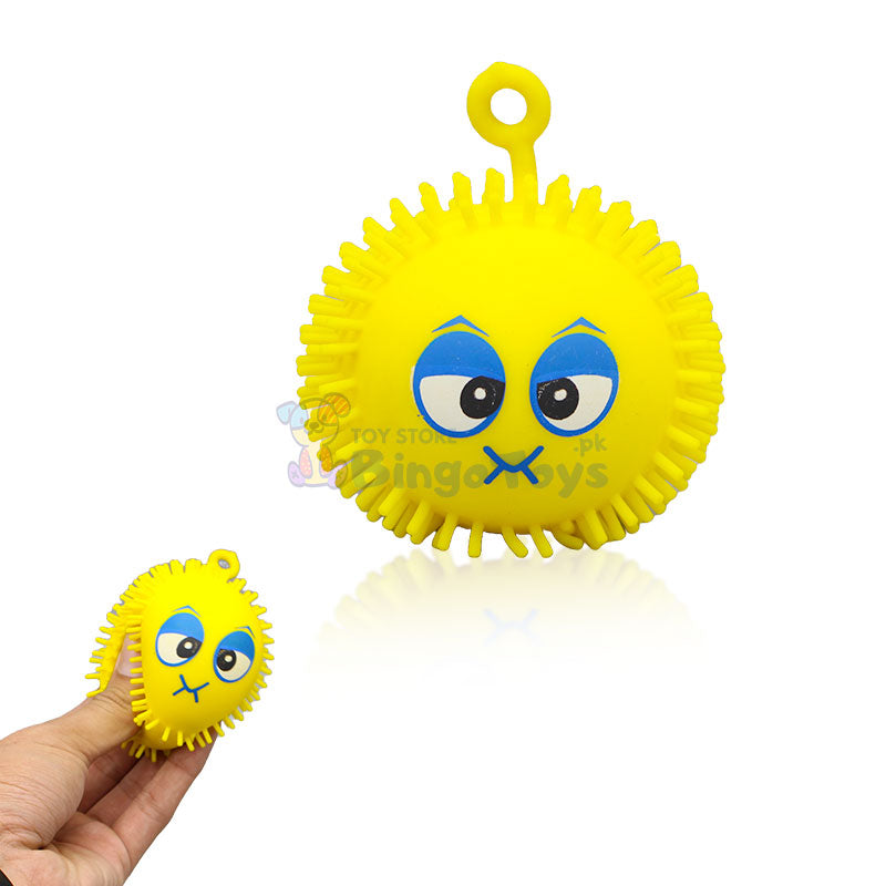 Puffer Bouncing Ball with Emoji Face
