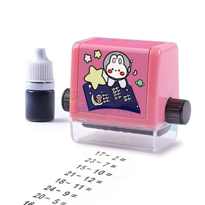 Roller Practice Number Stamp Subtraction