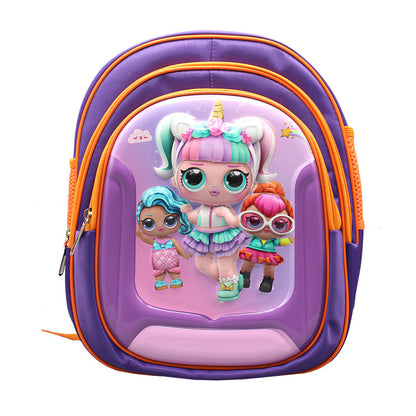 3D Embossed Character Bag for Girls 1349B