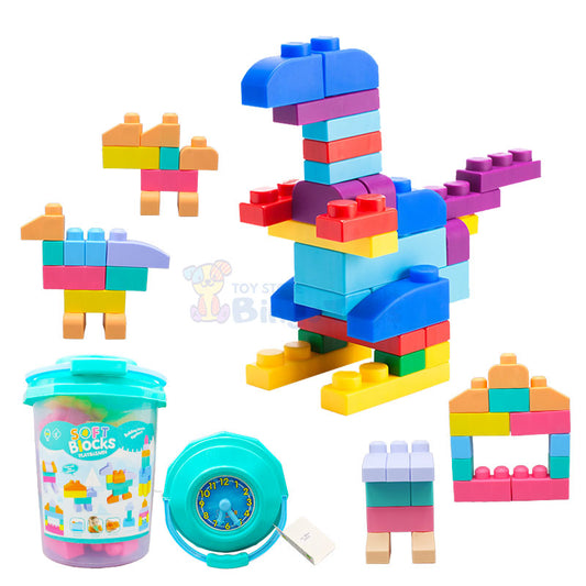 42 Pcs Toddler Soft Blocks for Kids