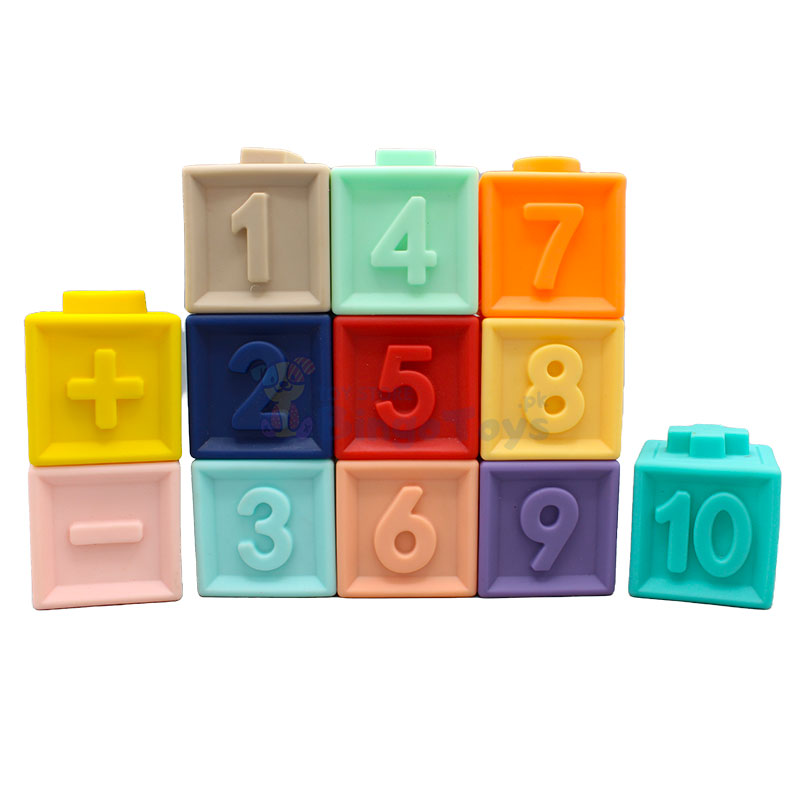 Soft Rubber Relief Building Blocks (1443)