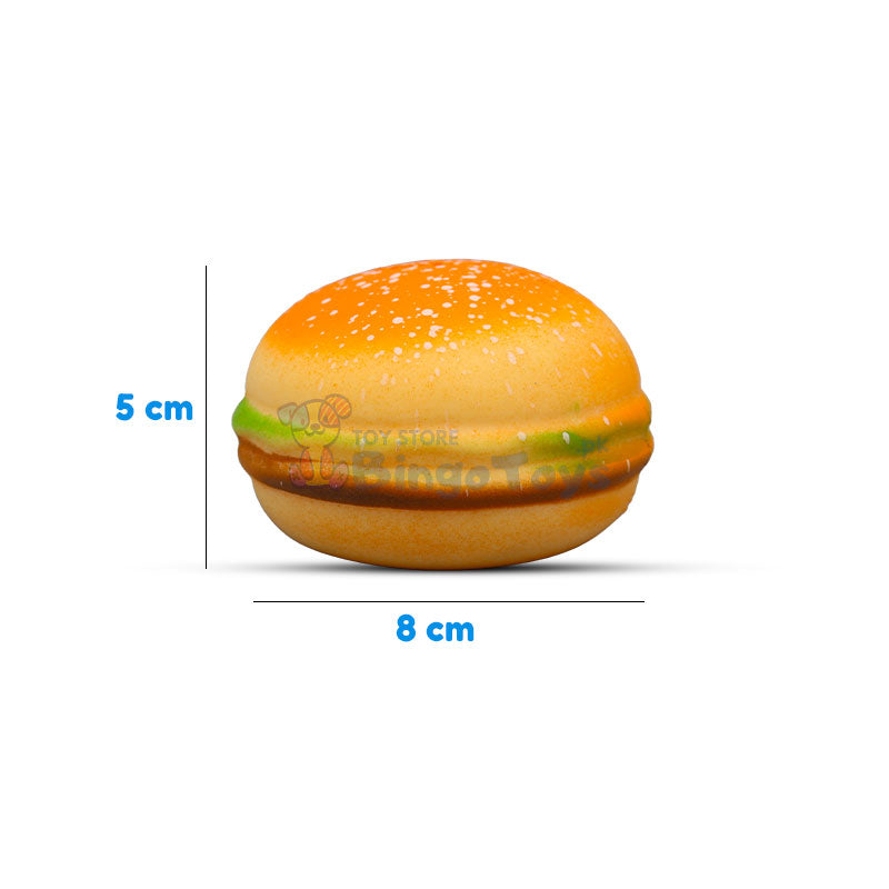 TPR Hamburger Squeeze Toys Stress Squish Ball Toys For Kids - Stress