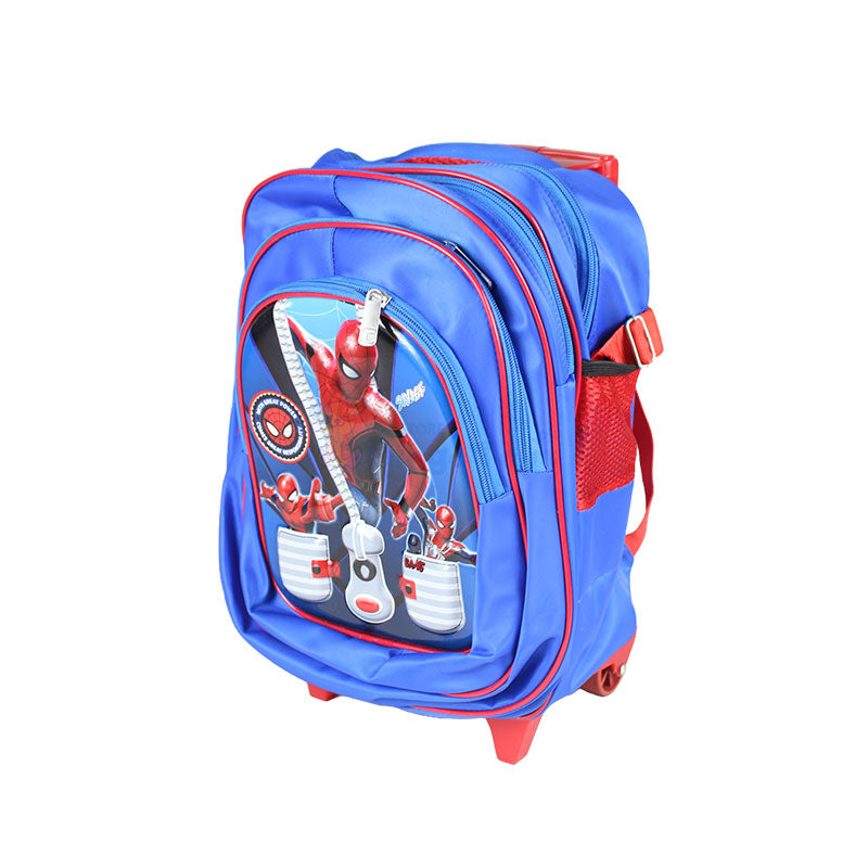 Spiderman Embossed Trolley School Bag 15″ (1676)