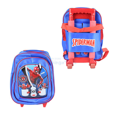 Spiderman Embossed Trolley School Bag 15″ (1676)