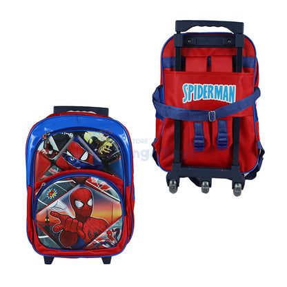 Spiderman Embossed Trolley School Bag 17 inch (1756)