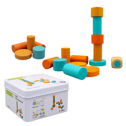 13 PCs Wooden Stacking Blocks