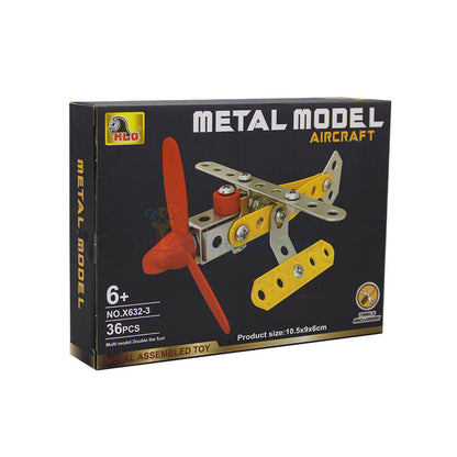 STEM Metal Assembled Toy Aircraft Medium