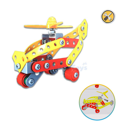 STEM Metal Assembled Toy Helicopter Medium