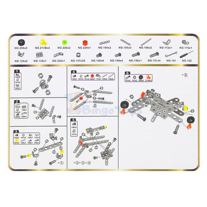 STEM Metal Assembled Toy Vehicle Medium