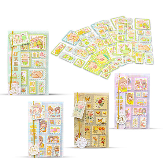 4 Sheets Cute Stickers for kids