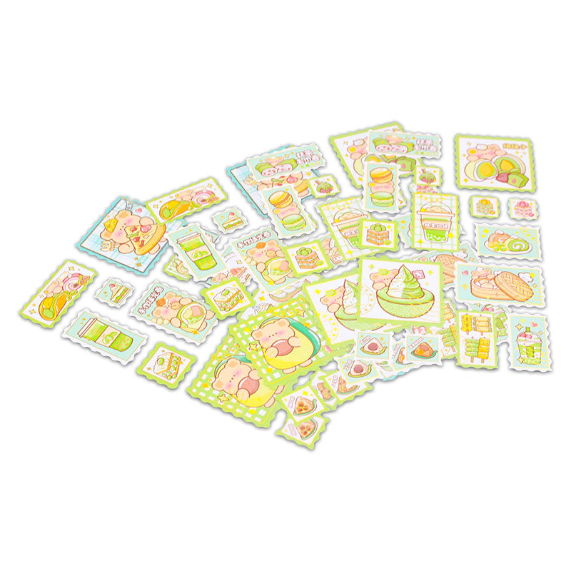 4 Sheets Cute Stickers for kids