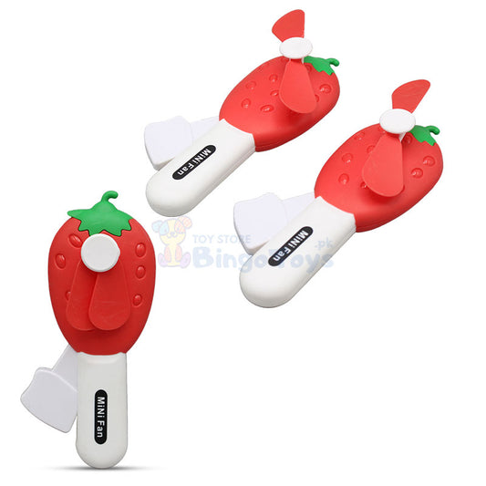 Strawberry Mini Hand Fan