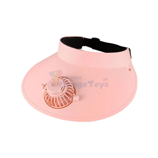 Sun Visor Hat with Charging Fan