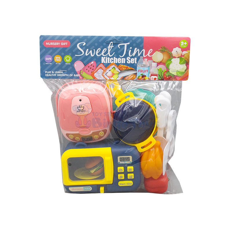 Sweet Time Kitchen Set with Microwave Oven