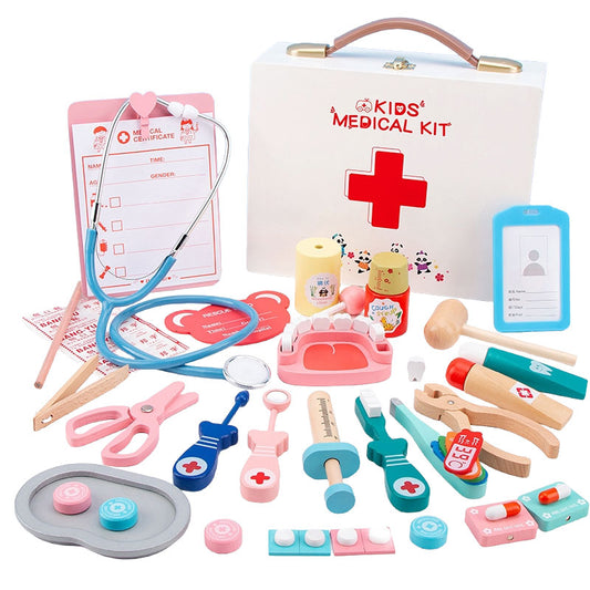 Children's Medical kit Wooden