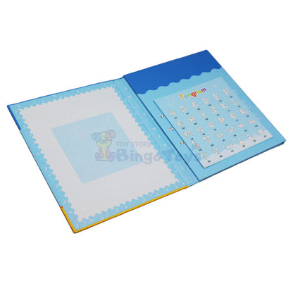 Tangram Game Magnetic Puzzle Book