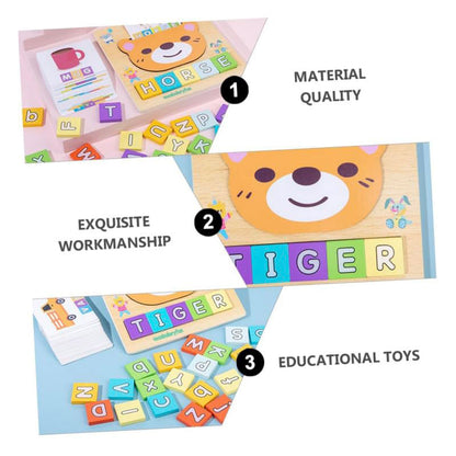 Two in One letter Matching-Educational Wooden Toy