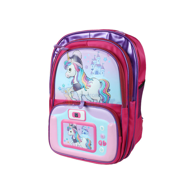 Unicorn Embossed School Bag 17 inch (1762)