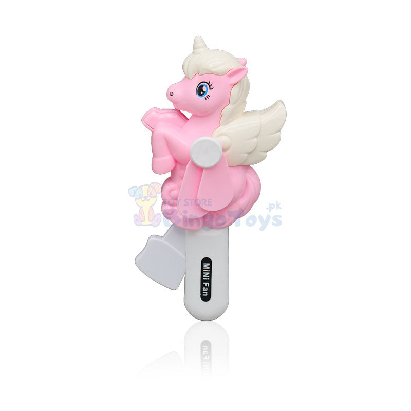 Unicorn Mini Hand Fan Toy