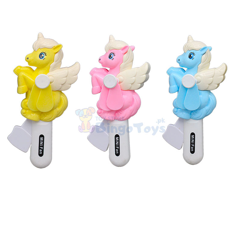 Unicorn Mini Hand Fan Toy