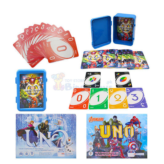UNO Avengers & Frozen Card Game for Kids