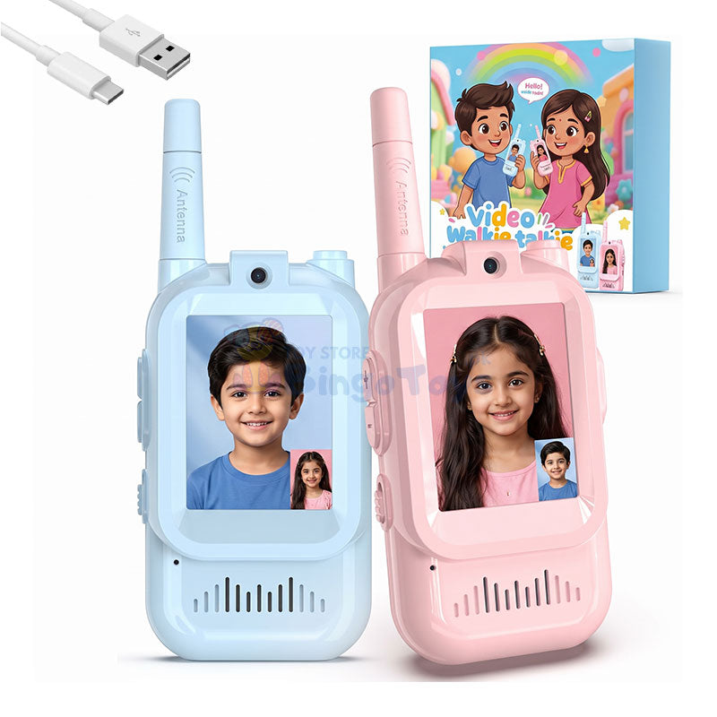 Video Walkie Talkie 2 Pcs For Kids – (Rechargeable)