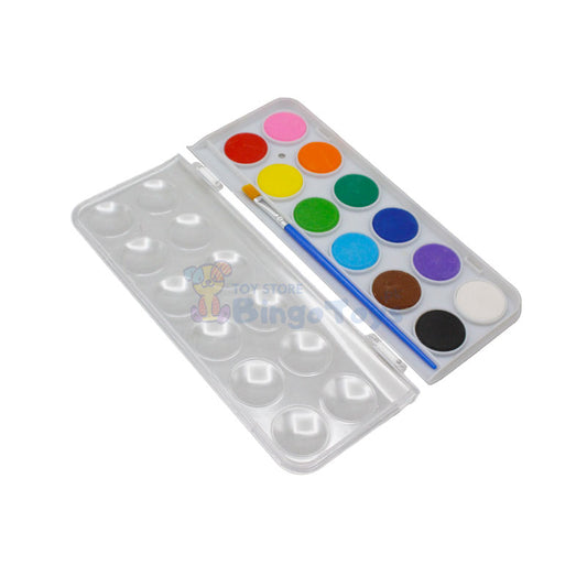 Vneeds Solid Watercolor 12 Pcs