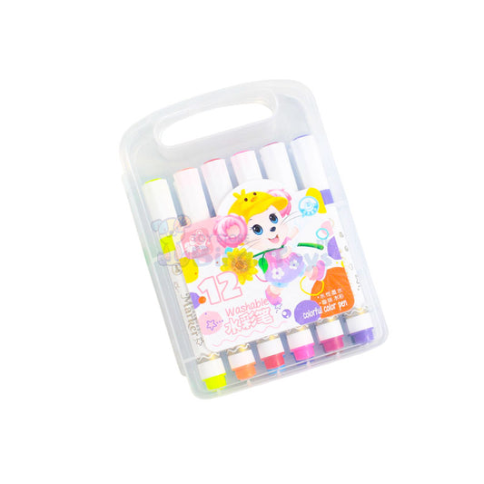 Washable Color Markers 12 Pcs #2039