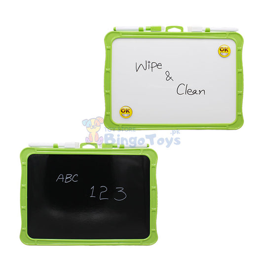 Wipe & Clean White and Black Magnetic Writing Board (1532)