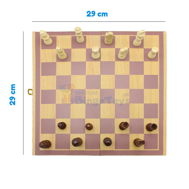 Folding Chess Set Wooden