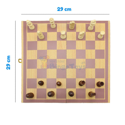 Folding Chess Set Wooden