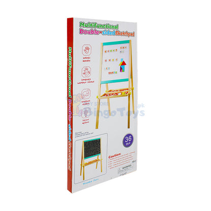 Wooden Multifunctional Double Sided Writing Board 1565