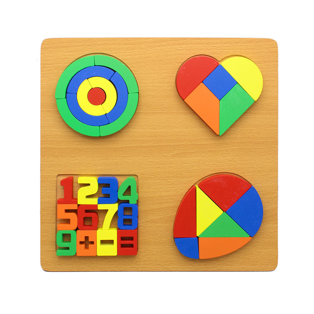 Jumbo Fractions Puzzle Board