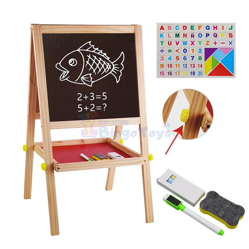 Wooden Children’s Learning Double Sided Drawing Board 1564