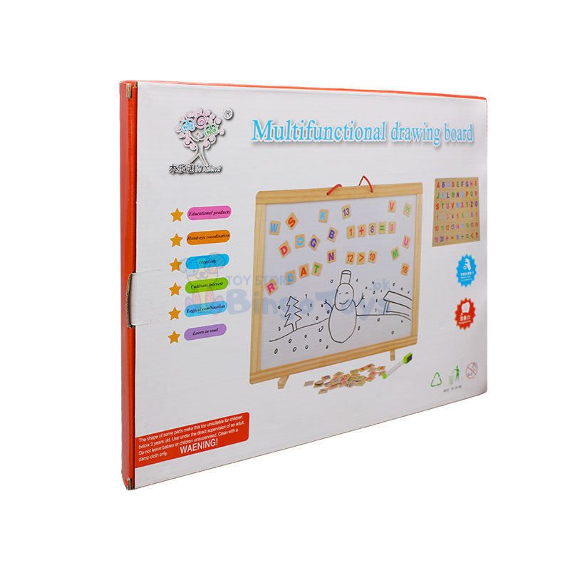 Wooden Erasable Drawing Board with Stand