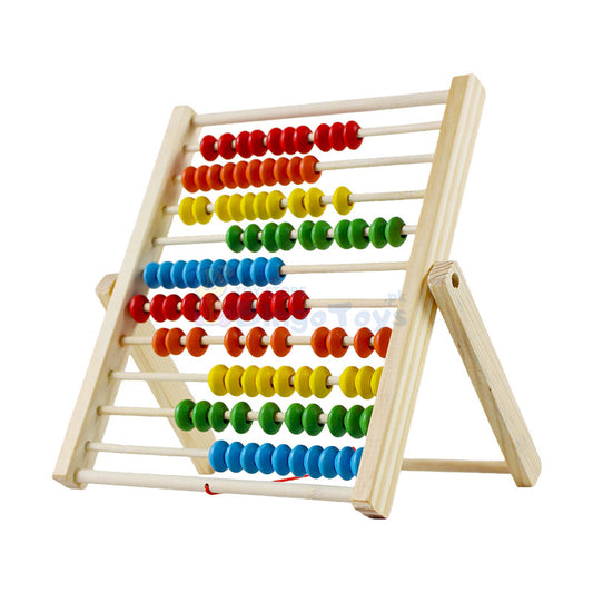Wooden Multicolor Abacus Counting Rack