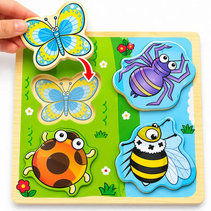 Wooden 3D Chunky Puzzle Board