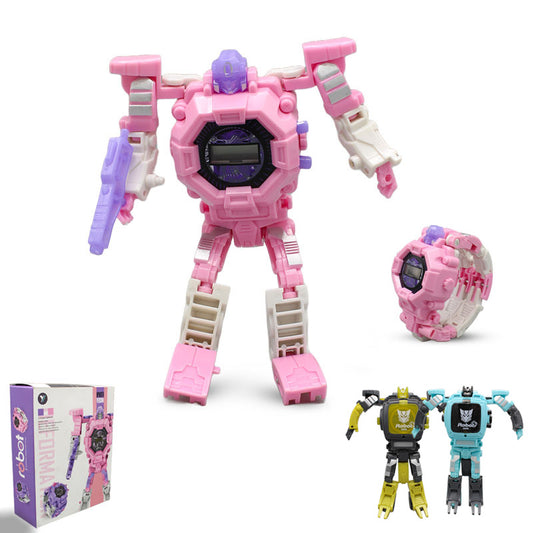 Robot Electronic Deformation Watch