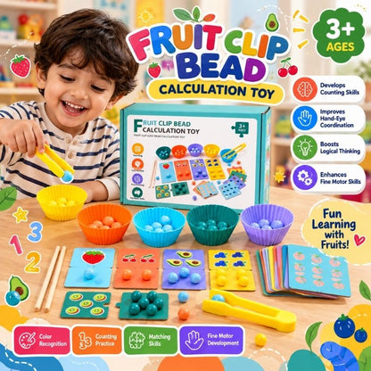 Fruit Clip Bead Calculation Toy