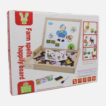 Farm Spells Magnetic Writing & Drawing Board